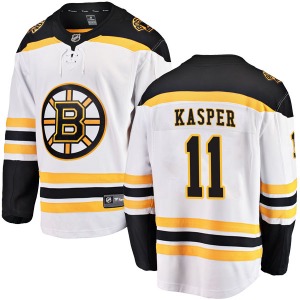 Breakaway Fanatics Branded Youth Steve Kasper White Away Jersey - NHL Boston Bruins