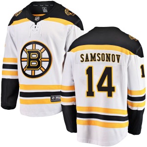 Breakaway Fanatics Branded Youth Sergei Samsonov White Away Jersey - NHL Boston Bruins