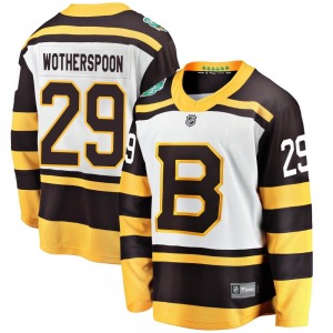 Breakaway Fanatics Branded Adult Parker Wotherspoon White 2019 Winter Classic Jersey - NHL Boston Bruins