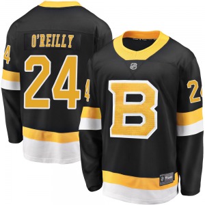 Premier Fanatics Branded Youth Terry O'Reilly Black Breakaway Alternate Jersey - NHL Boston Bruins