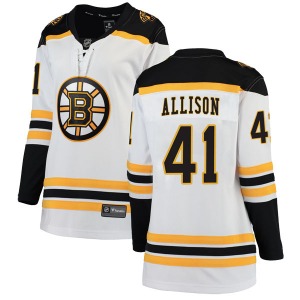 Breakaway Fanatics Branded Women's Jason Allison White Away Jersey - NHL Boston Bruins