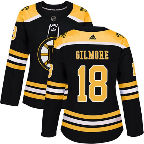 Authentic Adidas Women's Happy Gilmore Black Home Jersey NHL Boston