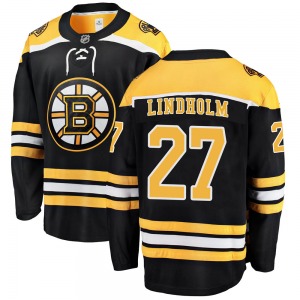 Breakaway Fanatics Branded Youth Hampus Lindholm Black Home Jersey - NHL Boston Bruins