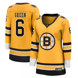 Breakaway Fanatics Branded Women's Ted Green Gold 2020/21 Special Edition Jersey - NHL Boston Bruins